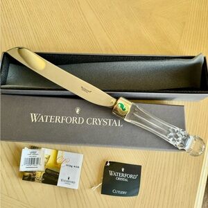 Waterford Crystal Lismore Cake Knife 13” NWT & box- The Perfect Gift!